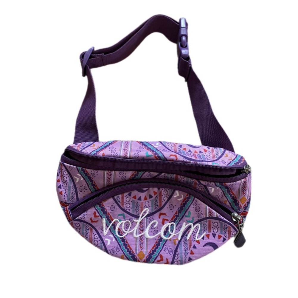 Volcom Fanny Pack Purple Bohemian Tribal Moon